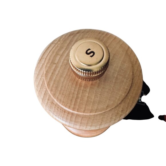 Cole & Mason Hoxton Salt Mill Grinder New Light Wood Manuel Adjustable - Picture 6 of 12